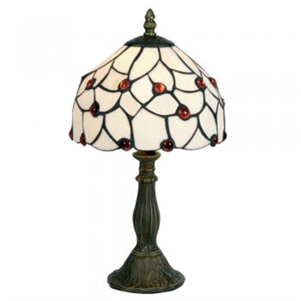 (image for) Amber Beads 8" Tiffany Table Lamp